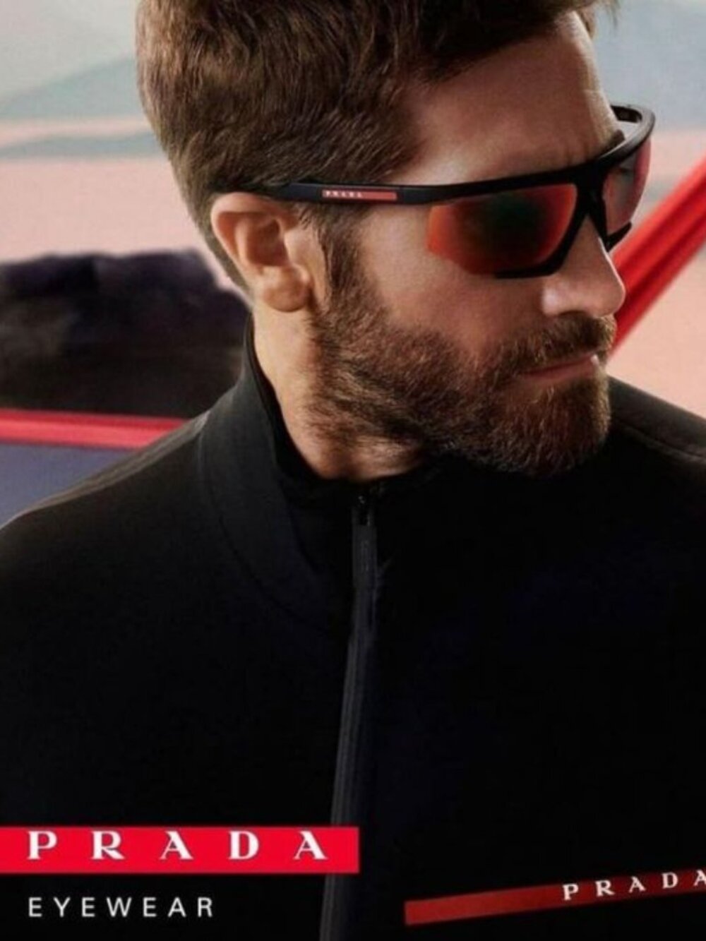Prada Sport Linea Rossa PS07YS DG010A  Sport Sunglasses Authentic NEW